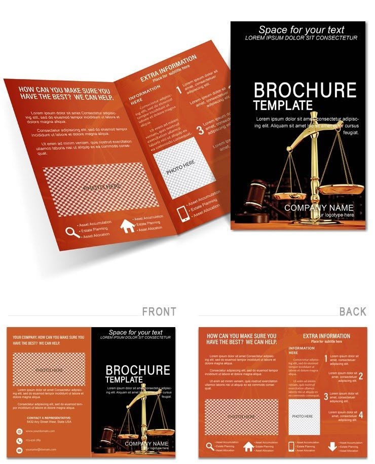 Judicial Authorities Brochure Template