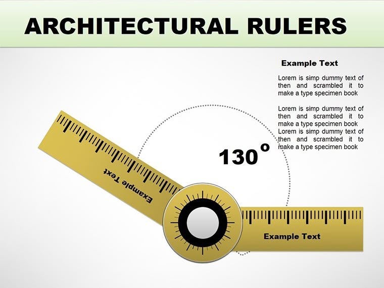 Architectural Rulers Keynote charts templates