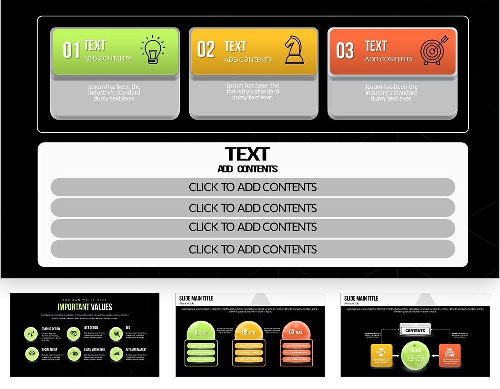 Analysis and Planning Keynote charts