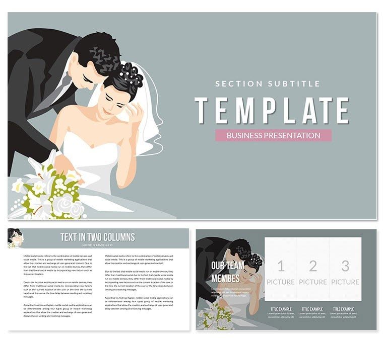 Wedding Invitations Keynote templates Presentation