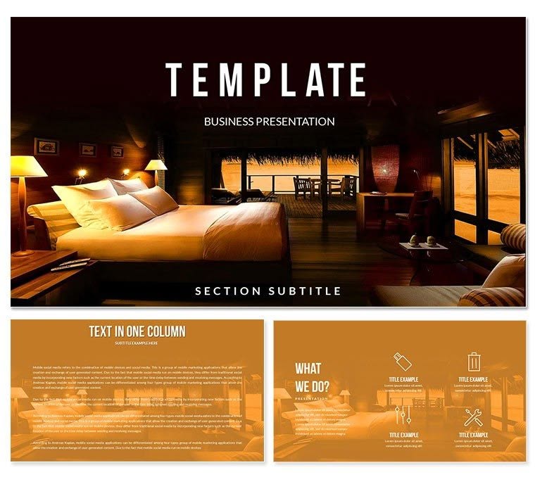 Booking Hotel Reservations Keynote templates