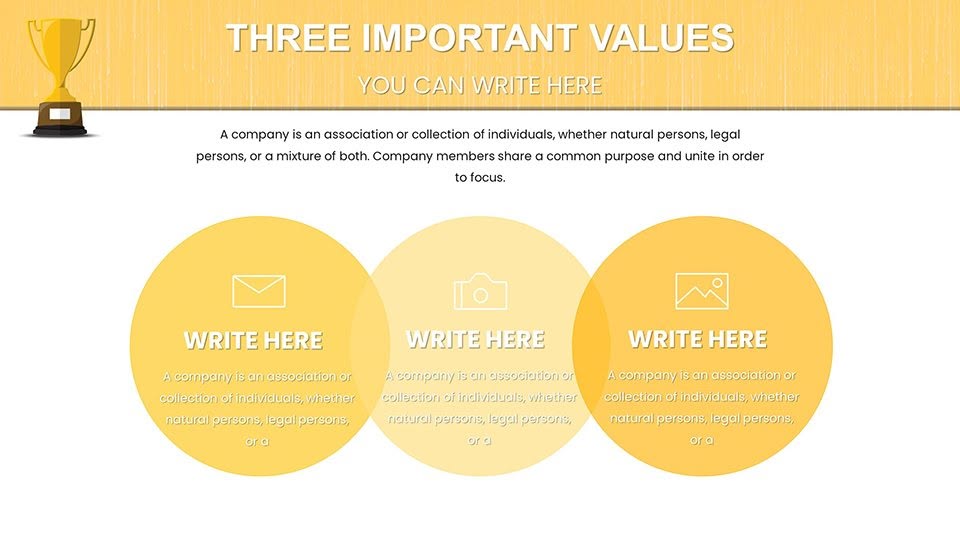 Winner Victory Cup PowerPoint Charts Presentation