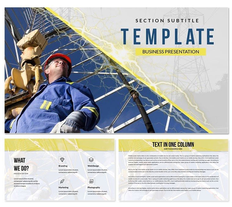 Electrical Conduit PowerPoint Presentation Templates