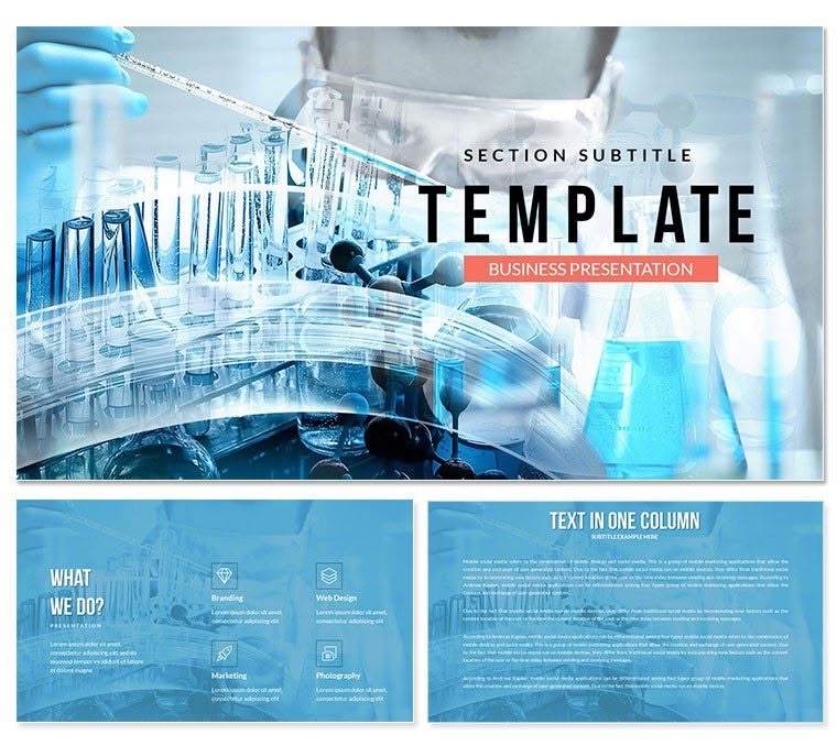 Explore the World of Science Engaging PowerPoint Presentation Template