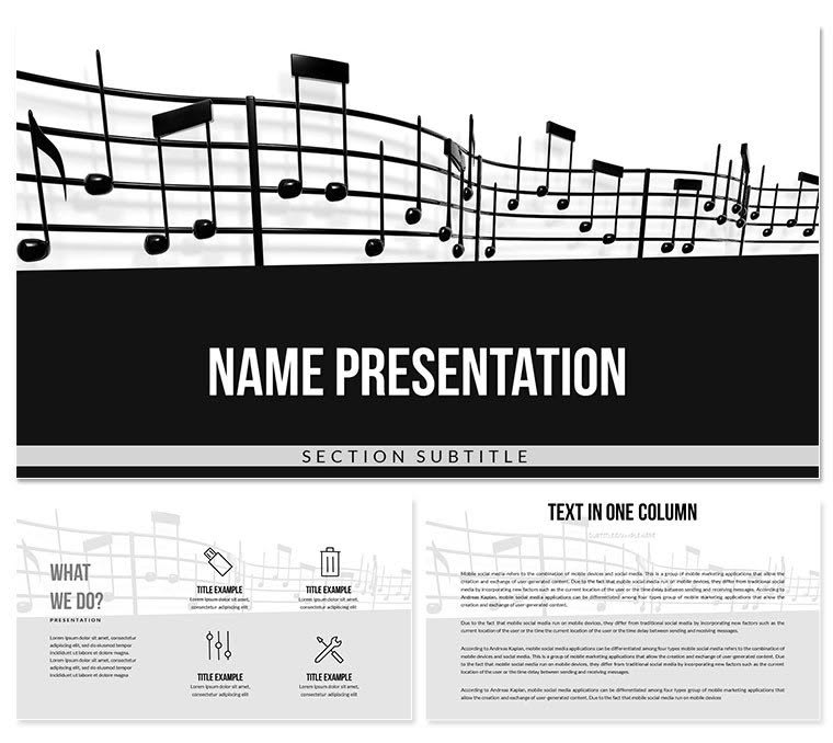 Guide to Musical Notation An Interactive PowerPoint Presentation Template