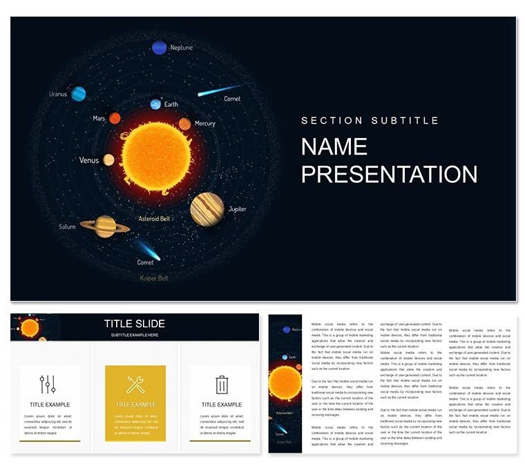Solar System Powerpoint Template