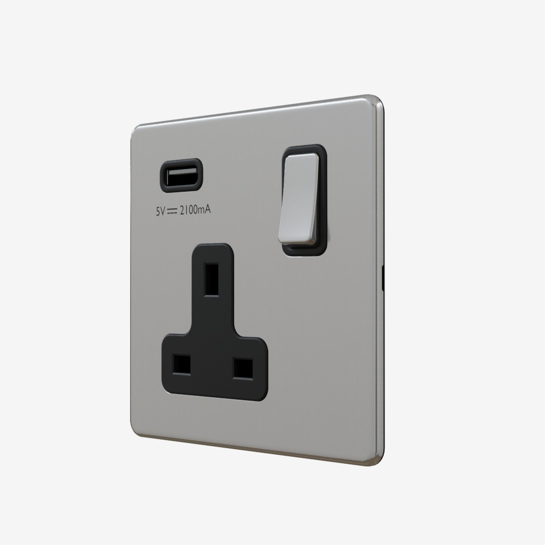 Single Socket With USB iMeshh