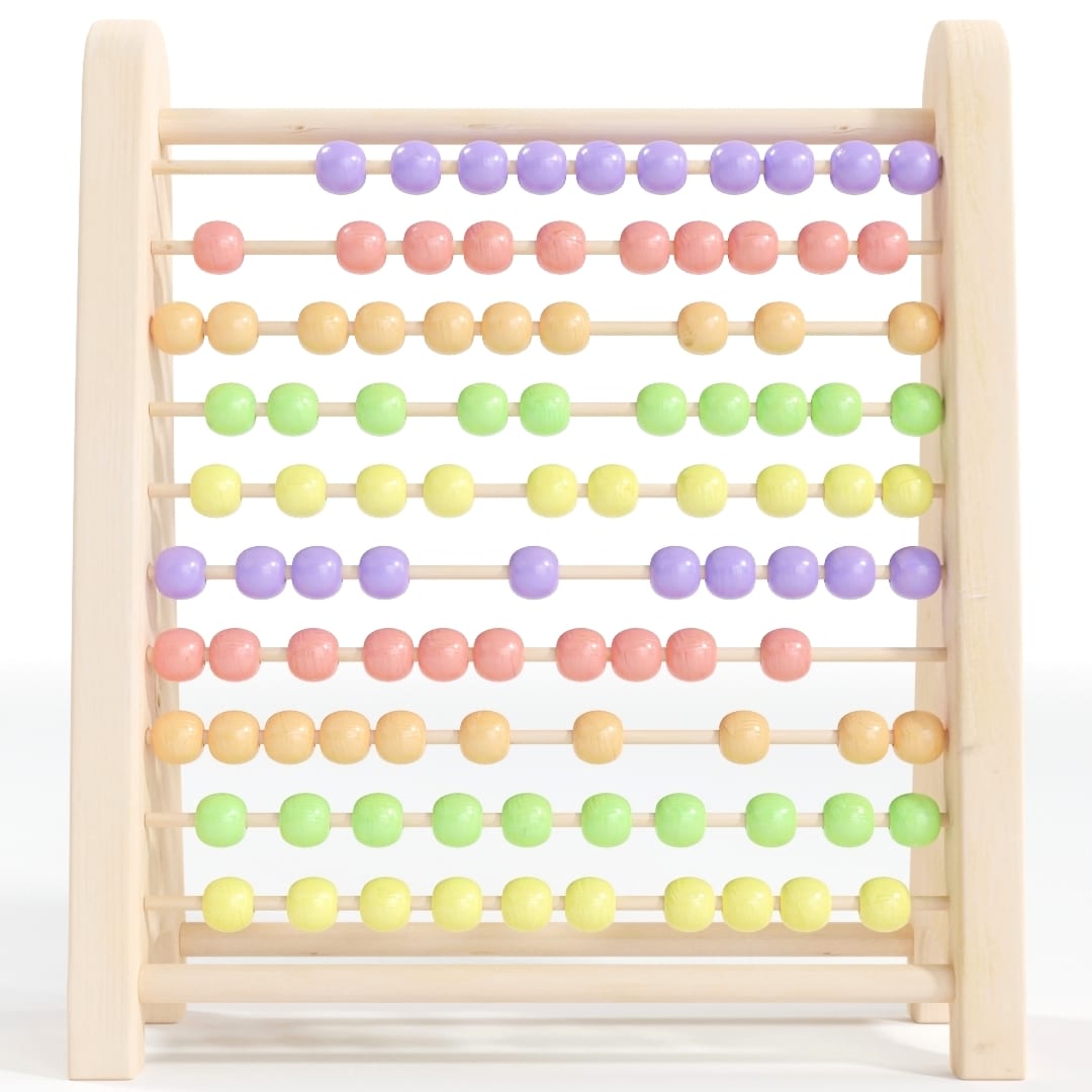 Wooden Abacus Toy iMeshh