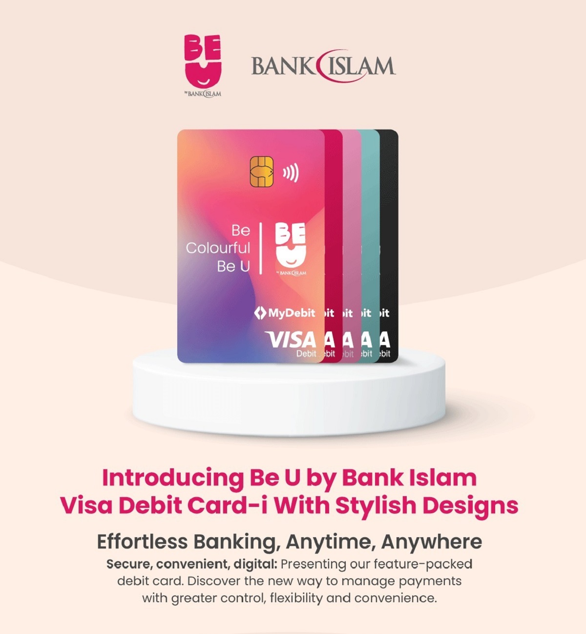 Bank Islam Be U Debit Cardi Allows Users Mobile Management Of Their