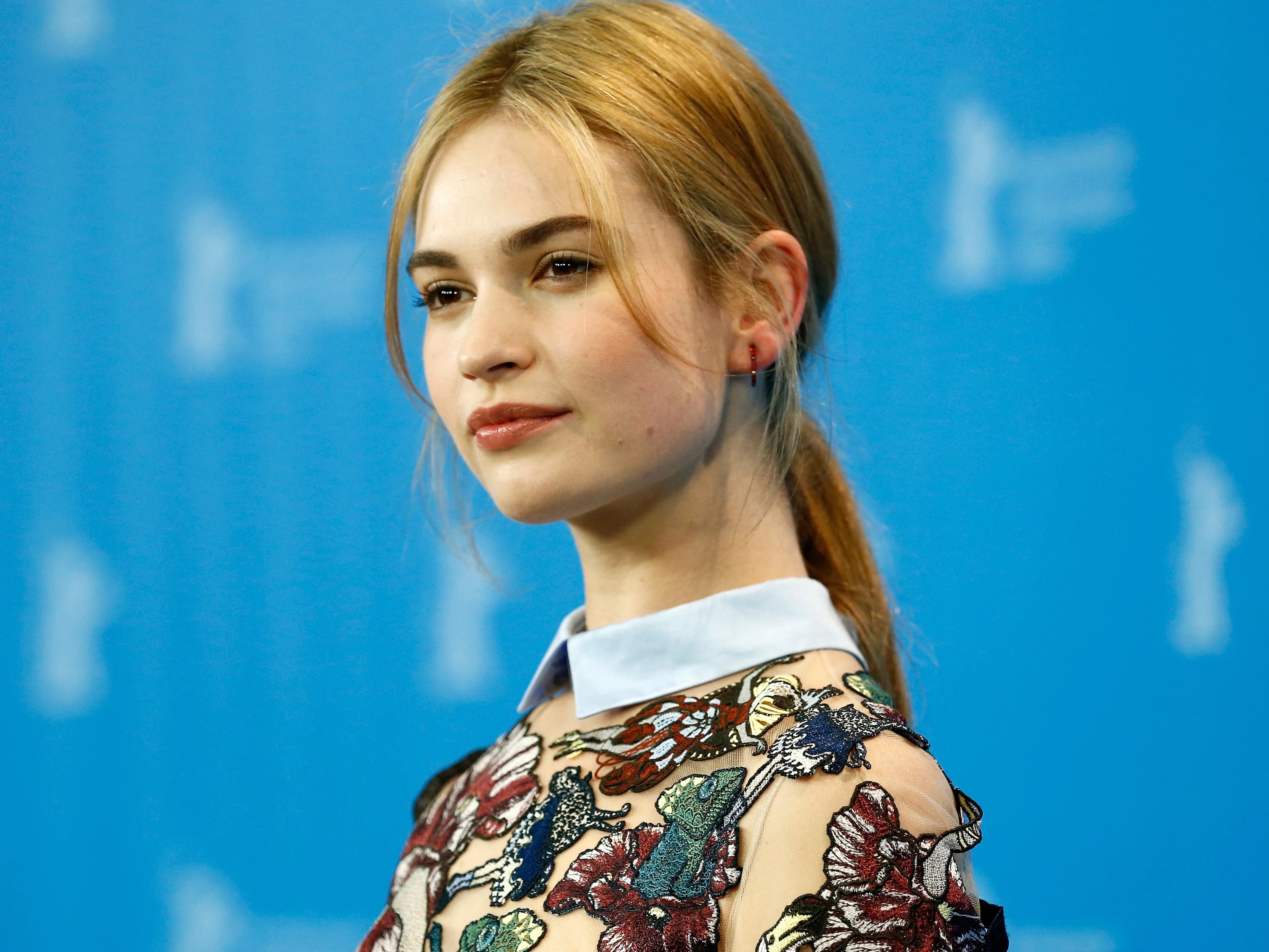 Lily James transforms into Pamela Anderson’s iconic Baywatch look