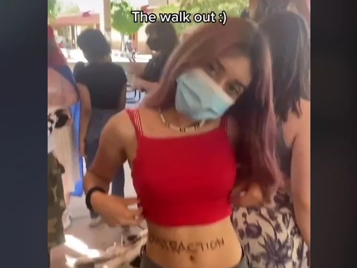 Teens protest ‘sexist’ dress code policy at high school The Independent