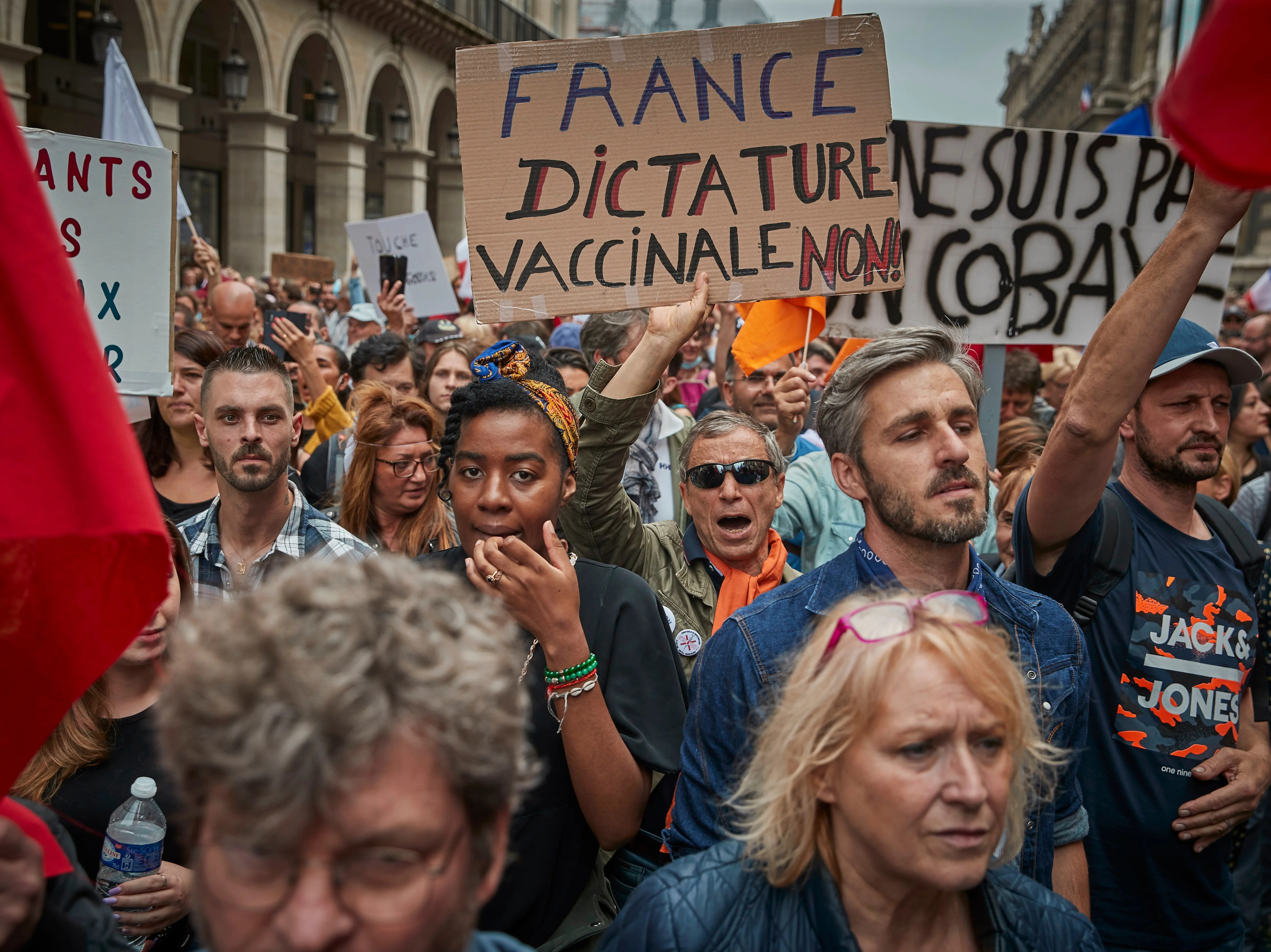French protests call for ‘freedom’ amid government vaccine push The