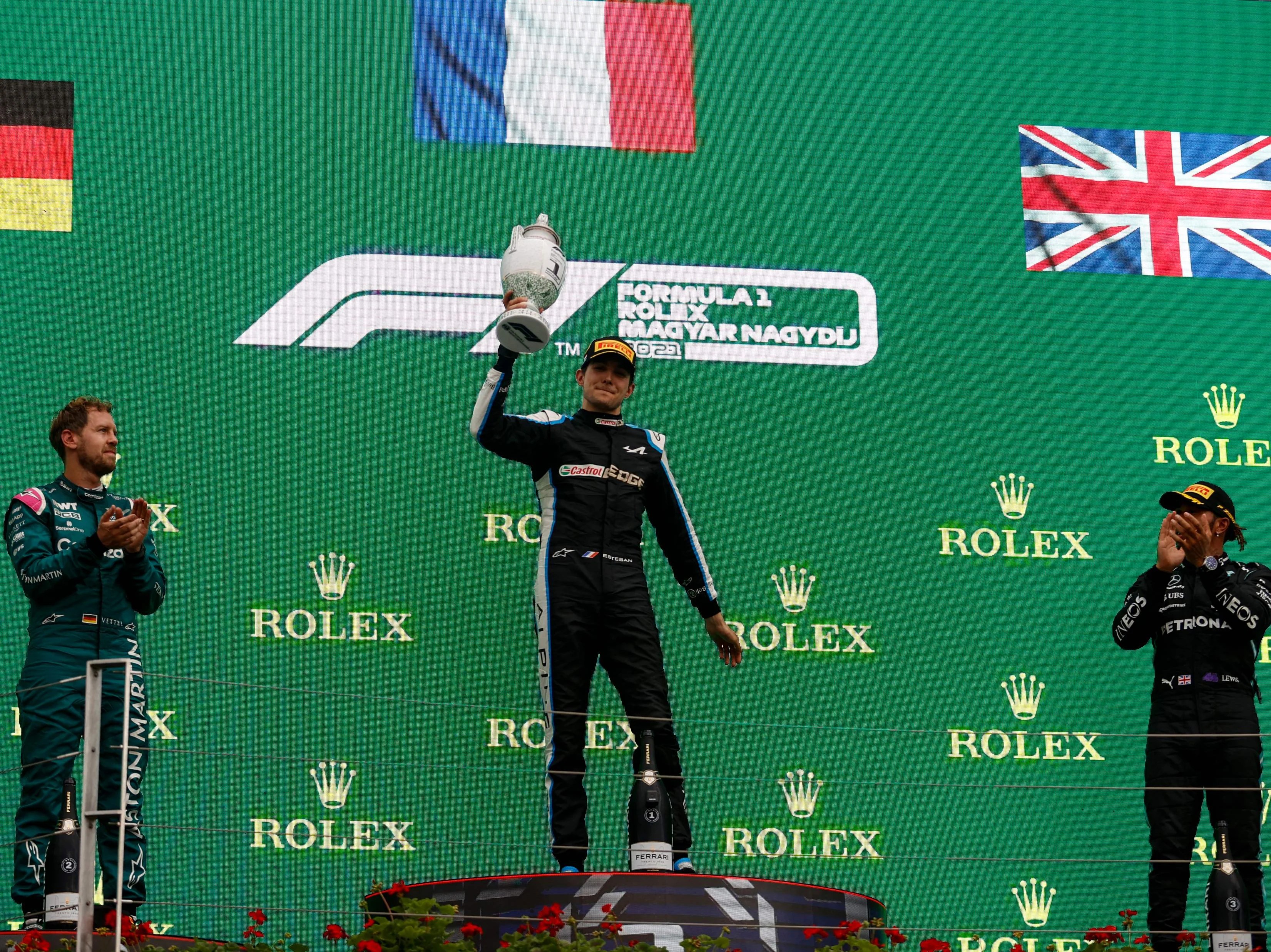 Hungarian Grand Prix result Esteban Ocon claims first F1