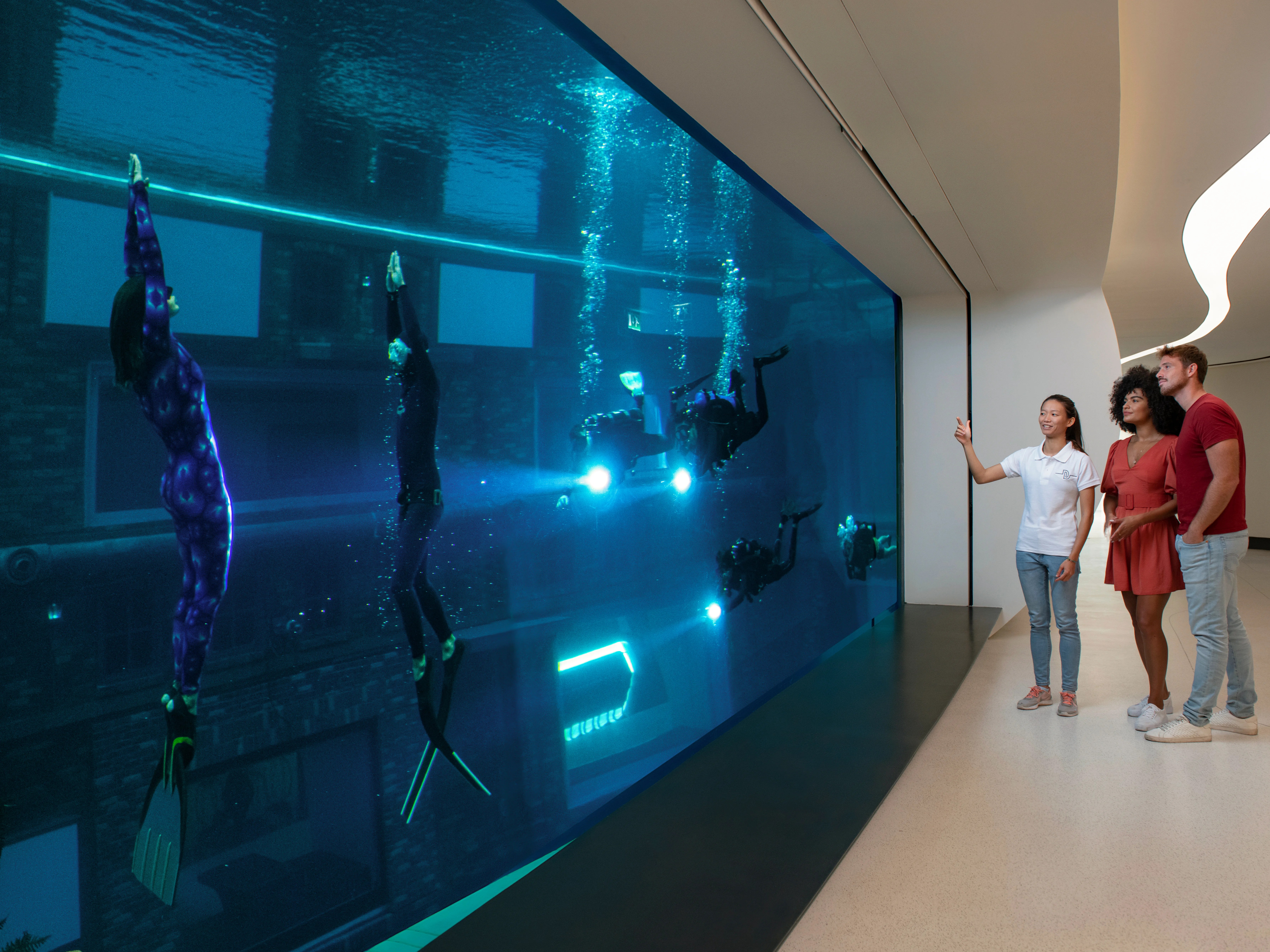 Into the blue what it’s like to plunge into Deep Dive Dubai, the world