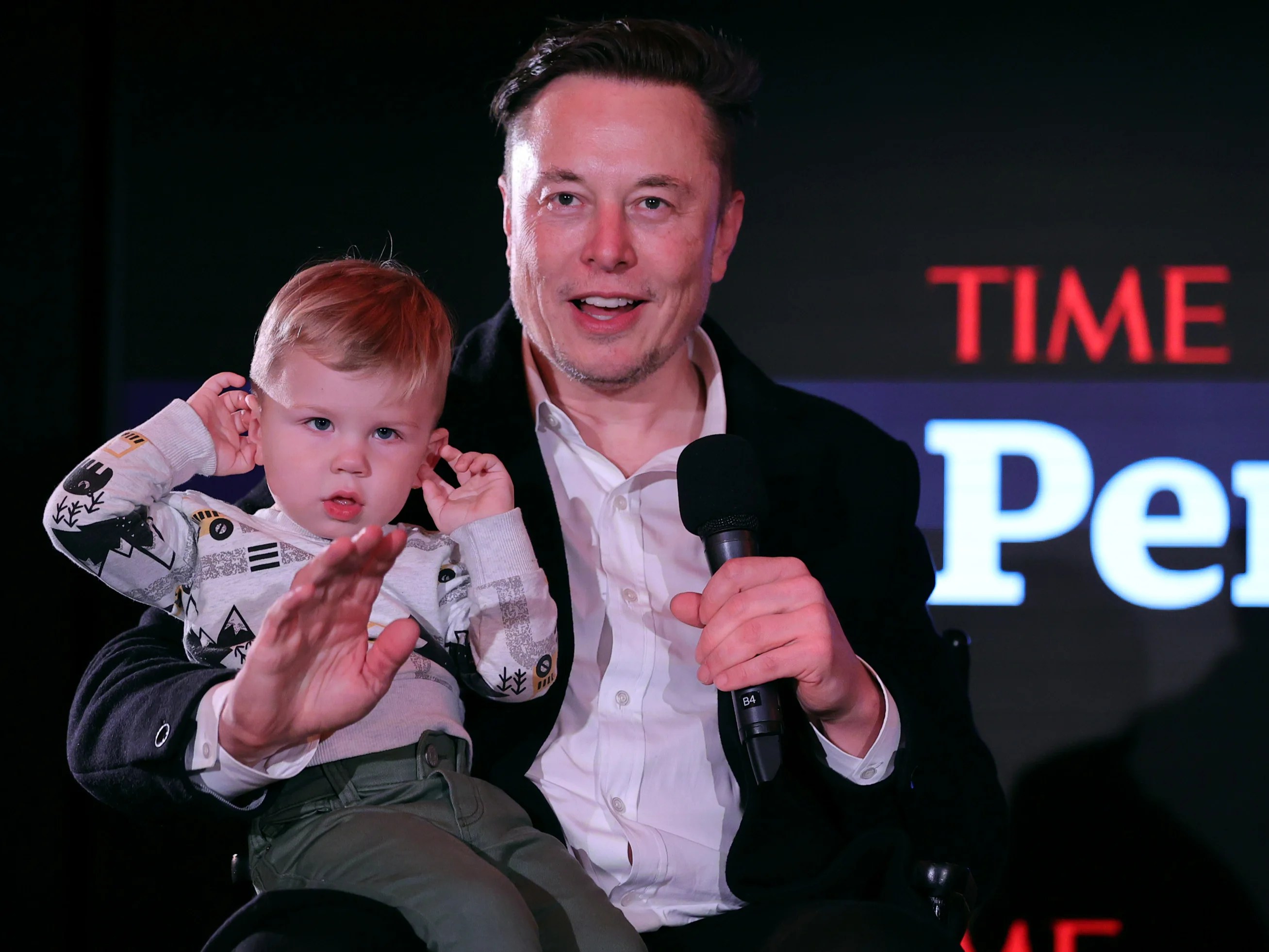 Elon Musk brings son X AE AXii to Time Person of the Year event The