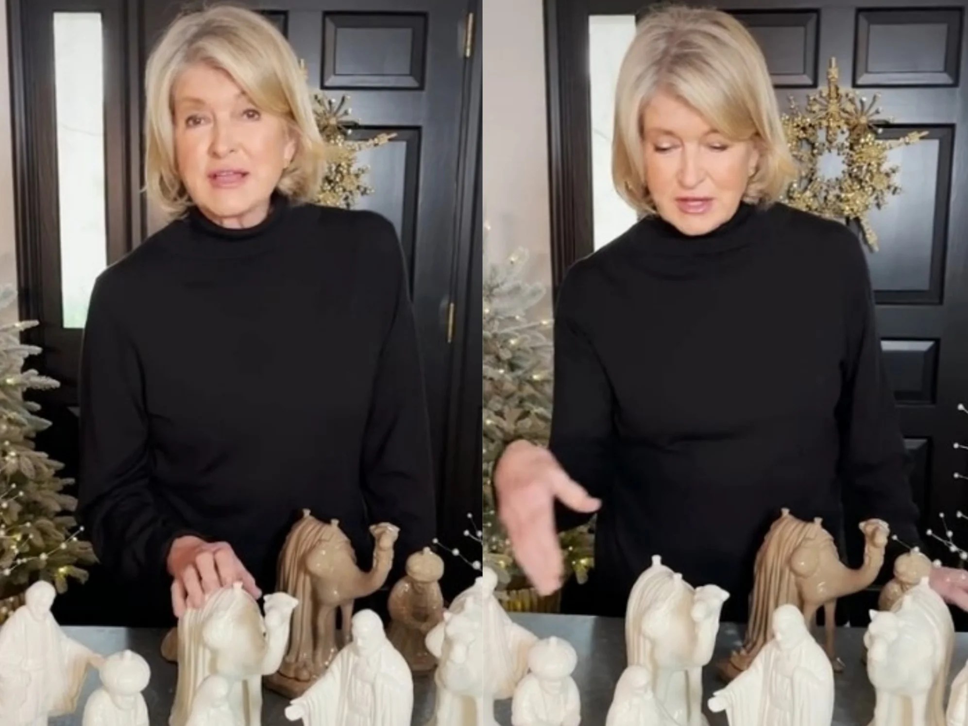 Martha Stewart releases replica of nativity set she made in prison