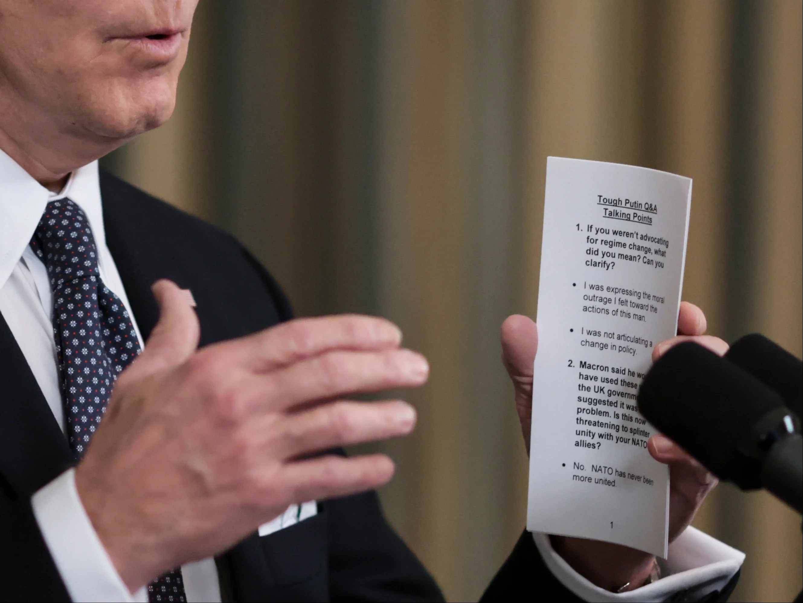 Us Allies List 2023 Republicans Seize On Biden's Cheat Notes As Sign Of Cognitive Decline Despite Trump Doing The Same | The Independent