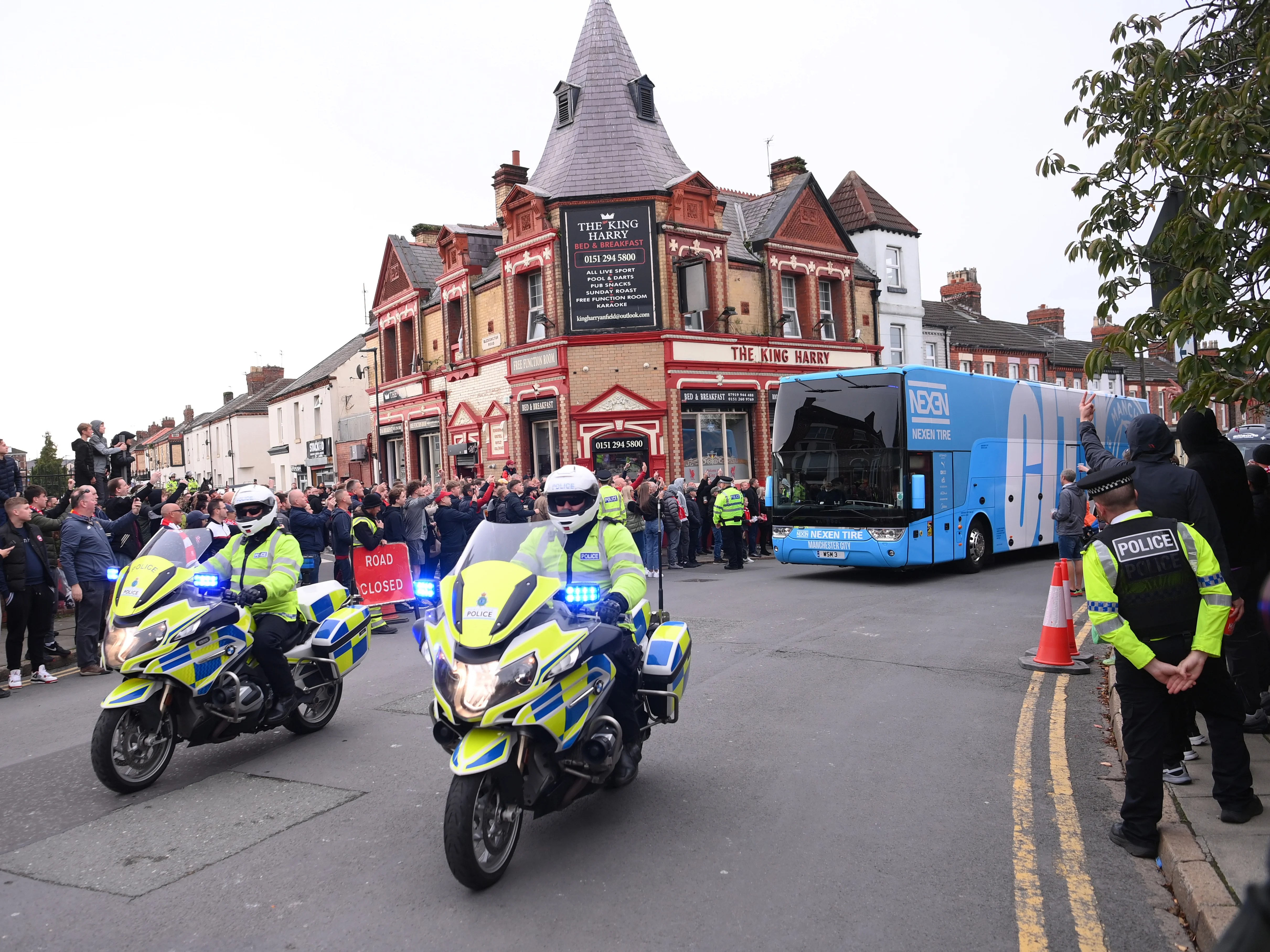 Manchester City allege team bus attacked after Liverpool defeat at