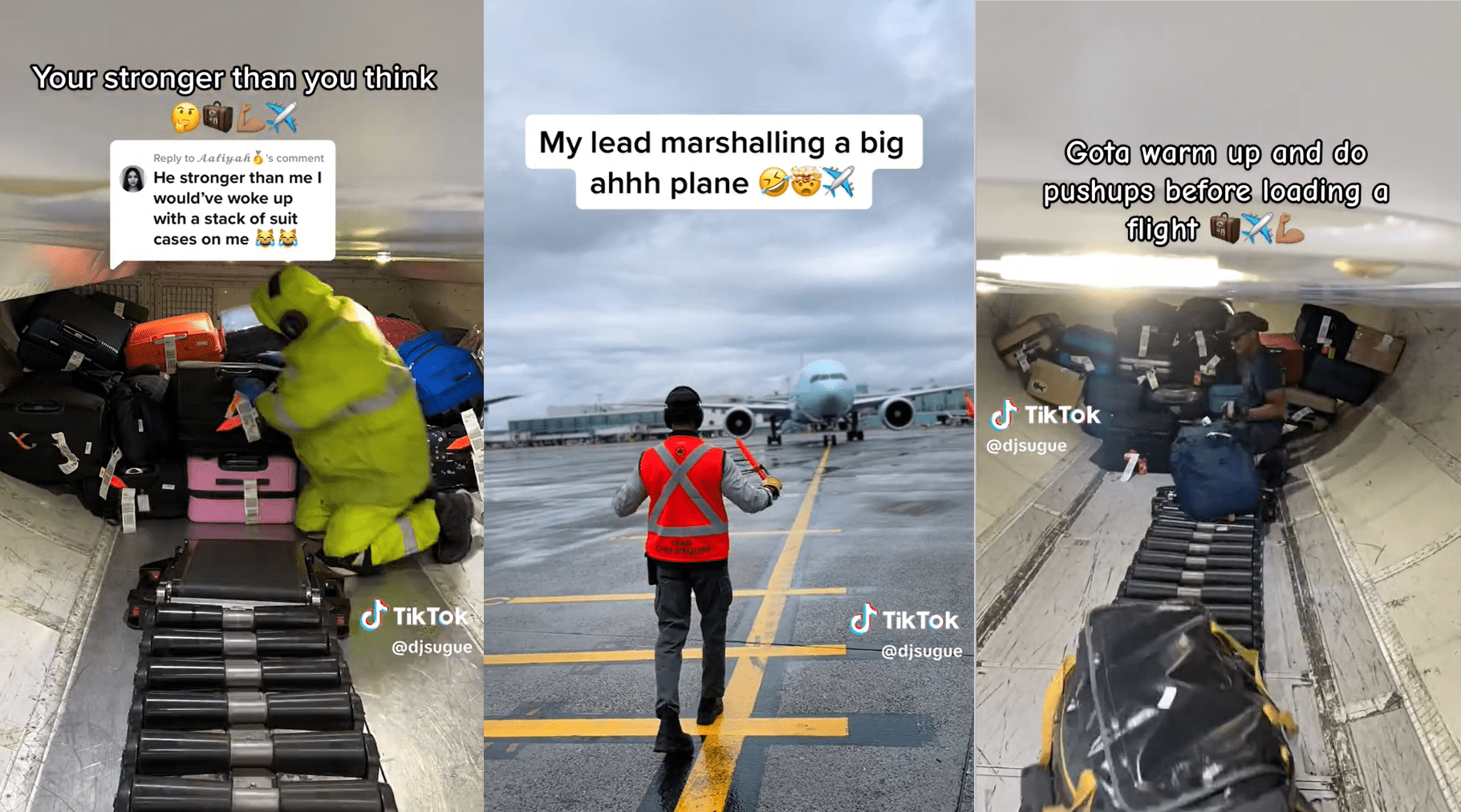 Airport worker goes viral over ‘reallife Tetris’ baggage handling