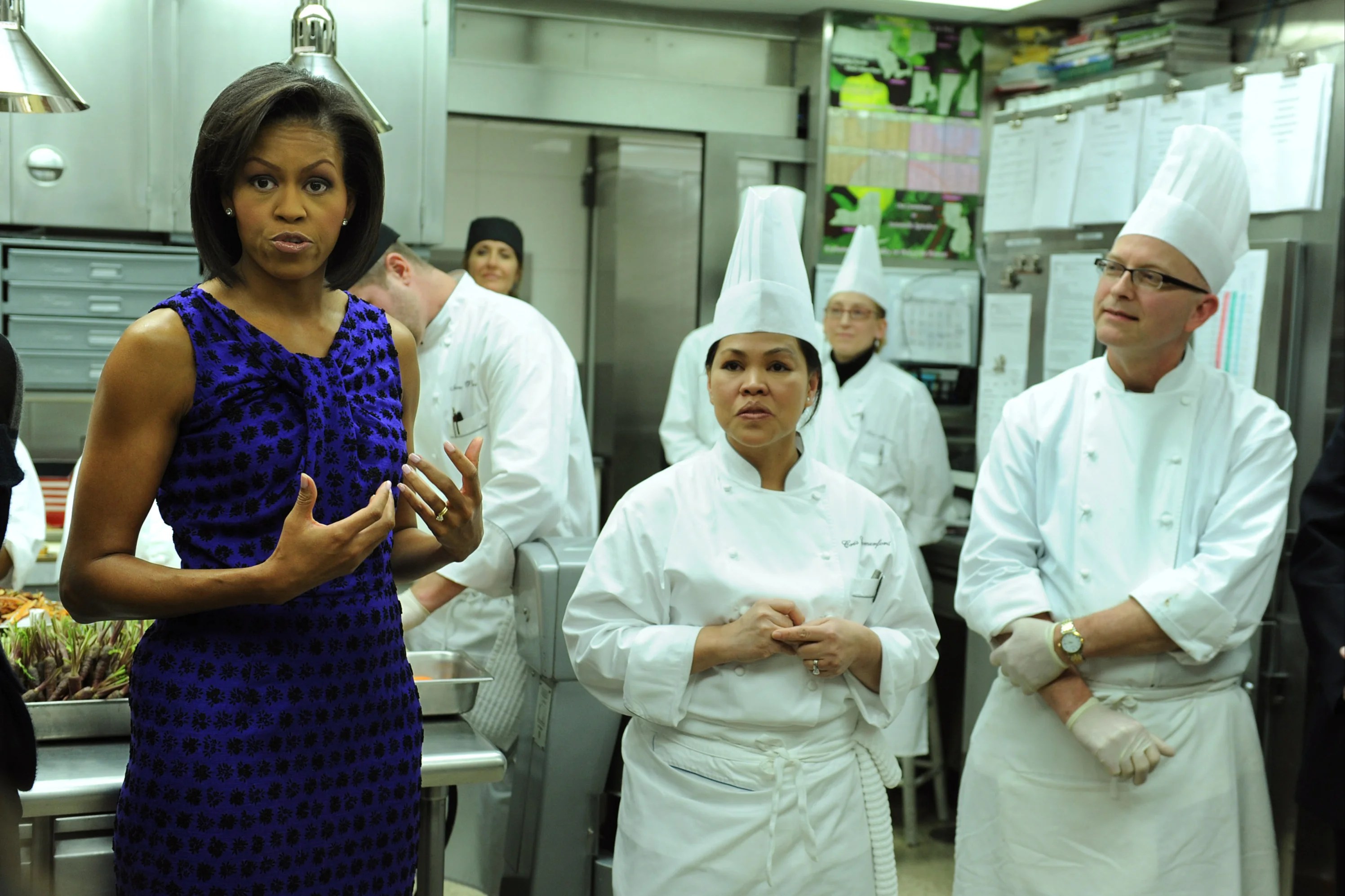 Pioneering White House chef steps down after cooking for five