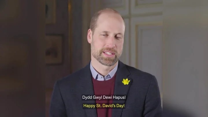 Watch: Prince William speaks Welsh in new video to mark St David’s Day | News
