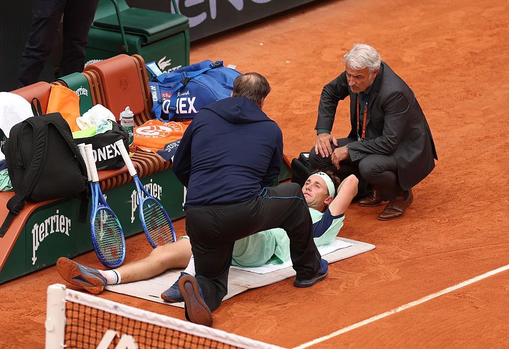 Injured Casper Ruud knocked out of French Open by Nuno Borges in huge shock