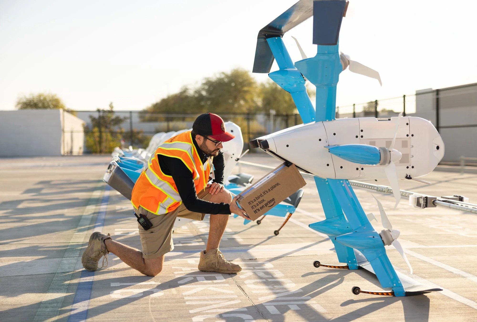 Amazon becomes first UK retailer to begin drone deliveries