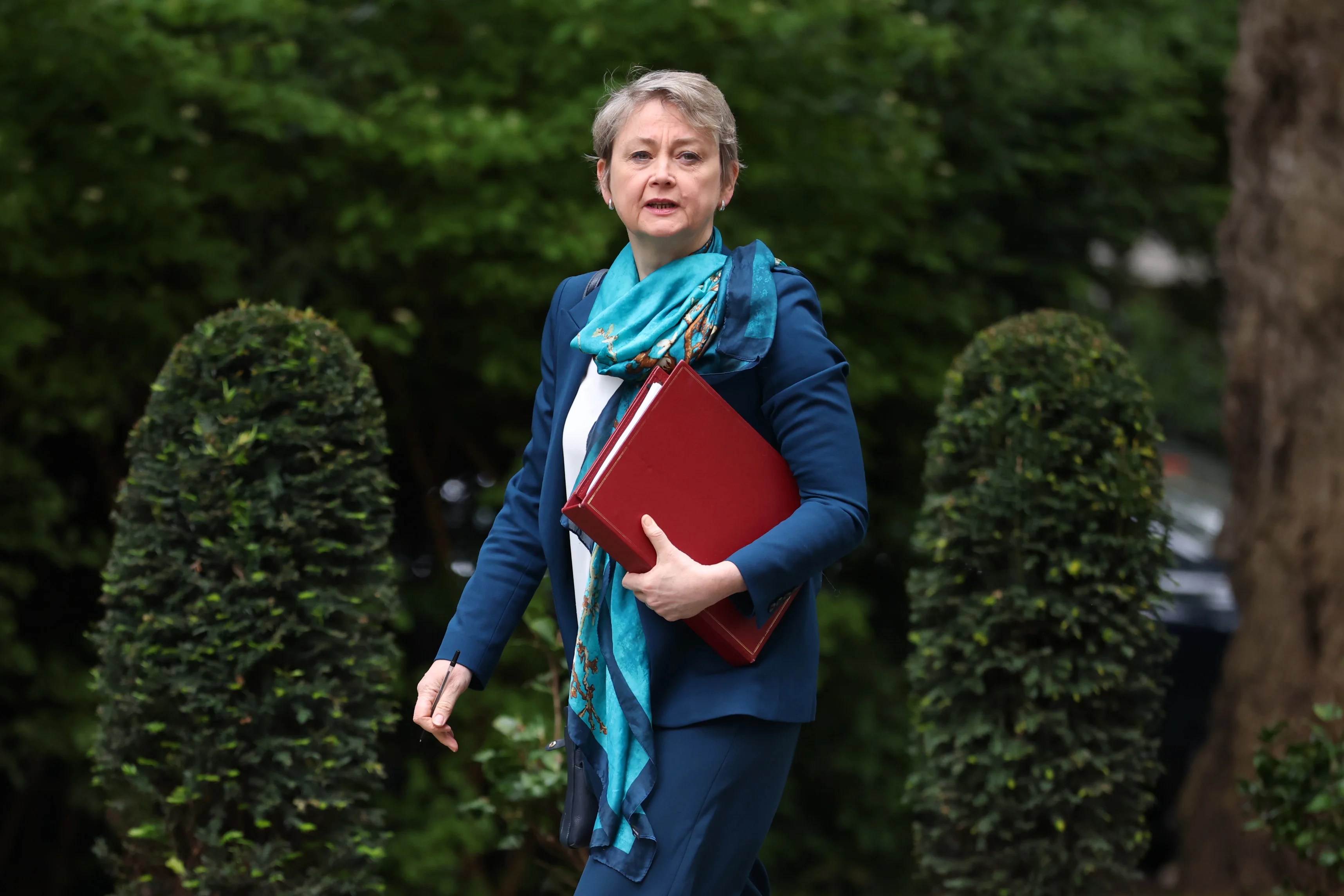 Yvette Cooper condemns ‘appalling’ videos of Israeli minister taunting detained British nationals in Israel