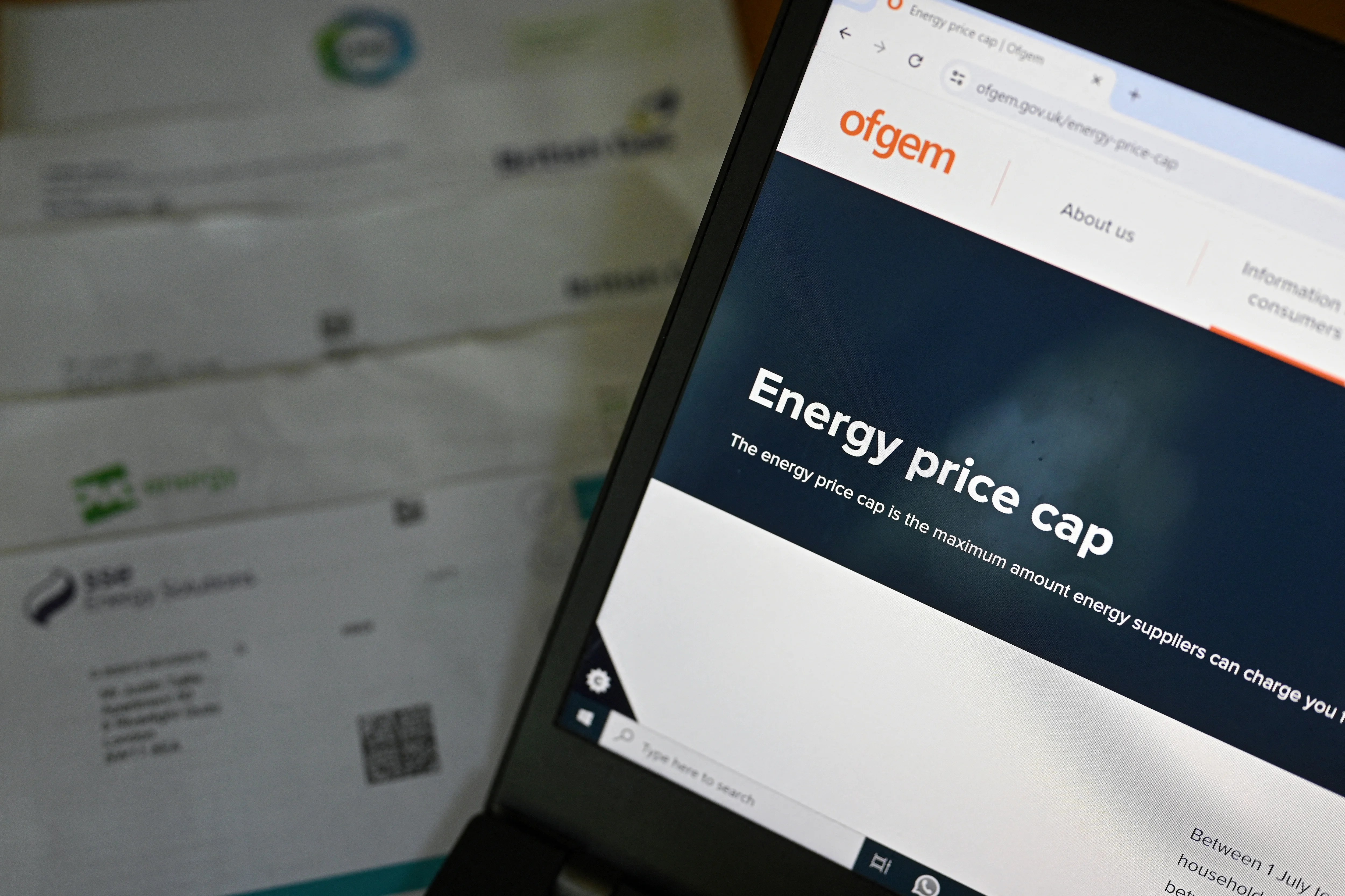 Typical energy bill set to soar by £221 a year from July as new price cap announced