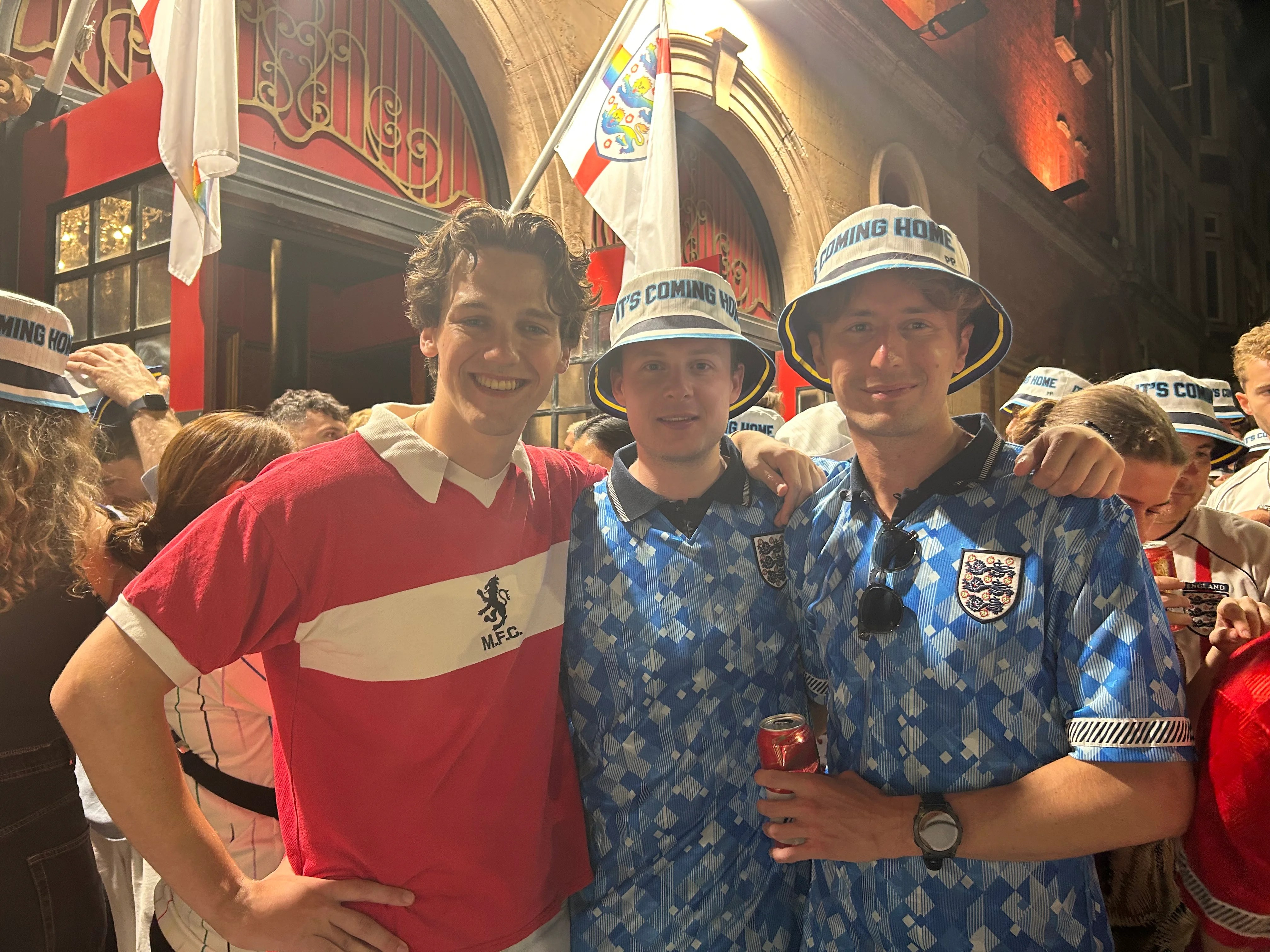 ‘As long as they bring it home’: Fans prepare for late night as England v Mexico delayed