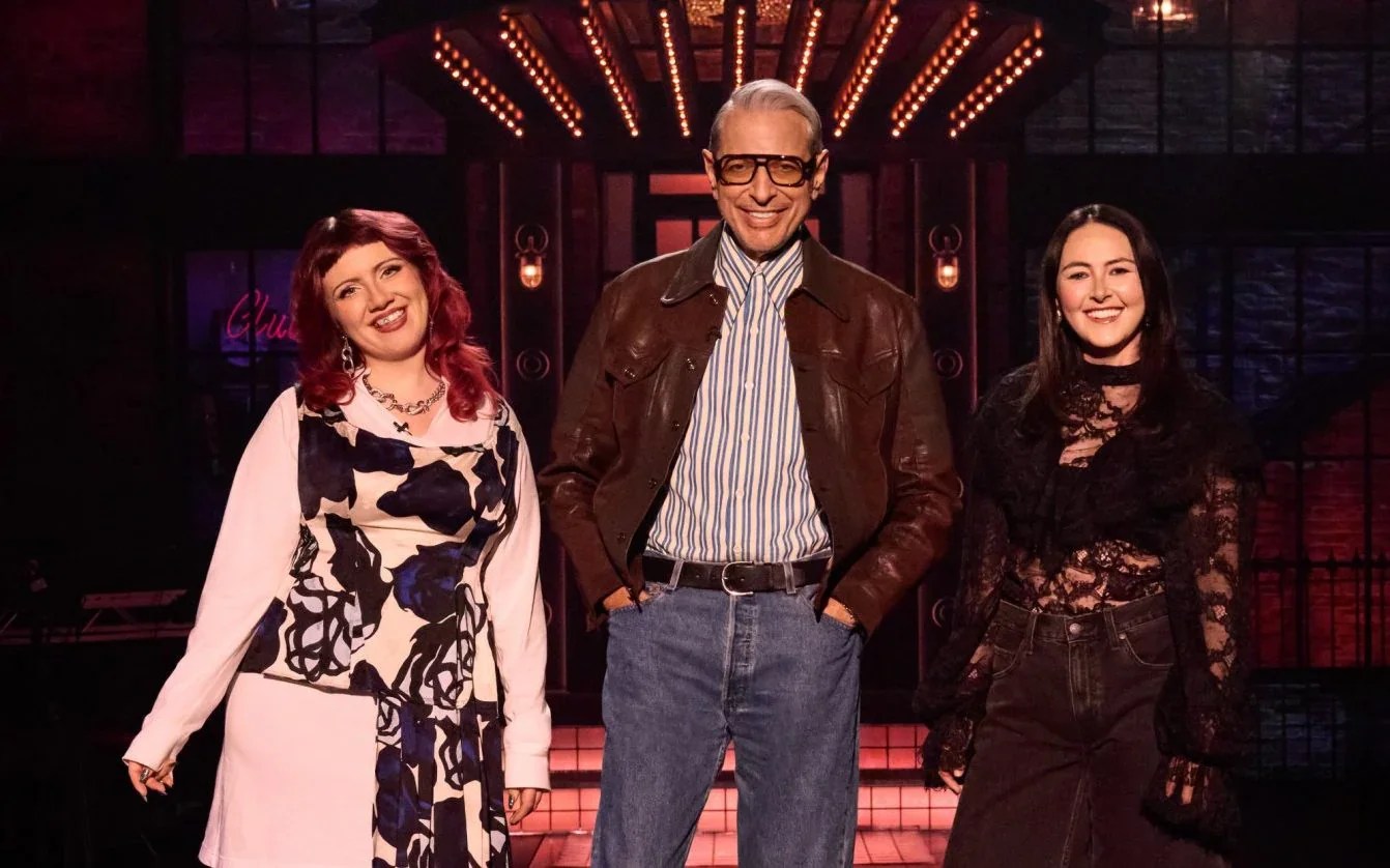 Saturday Night Live UK review – Jeff Goldblum will do anything for attention