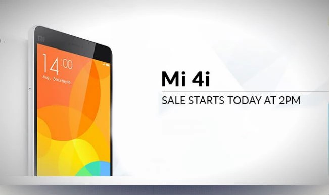 Xiaomi Mi4i flash sale 40,000 units priced