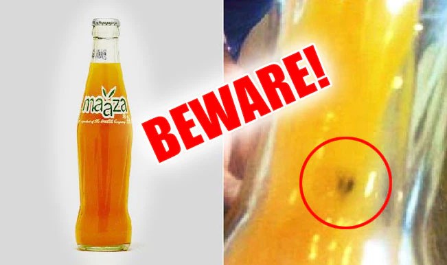 Shocking! Now, soldier ant found in Maaza bottle