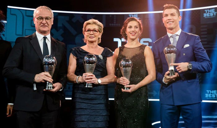 FIFA awards Cristiano Ronaldo, Claudio Ranieri scoop top awards