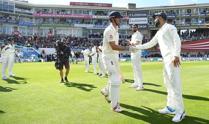 India vs England 5th Test Alastair Cook Gets Guard of Honour From