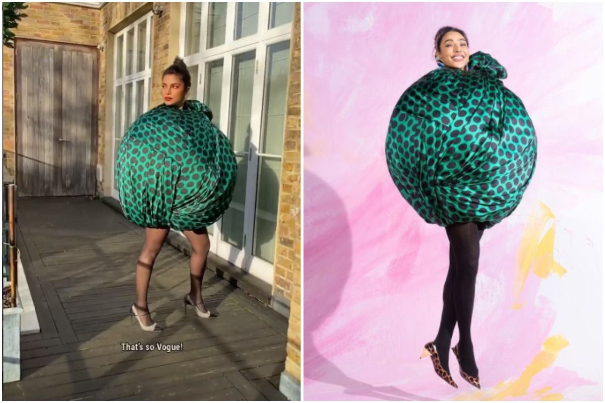 Priyanka Chopra Wears a MemeWorthy Dress on a Press Tour, Where Are