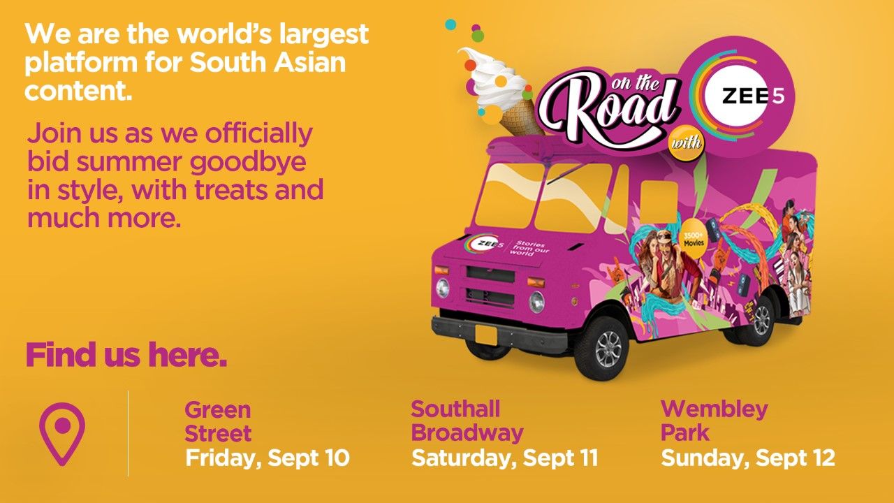 ZEE5 Global On The Road Campaign to Serve up Ice Cream And South Asian