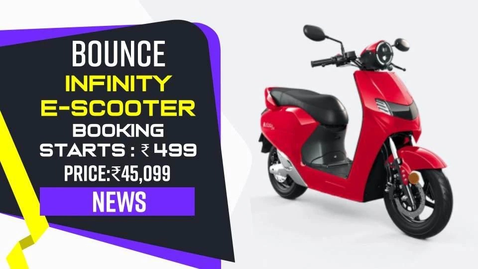 Bounce Infinity E1 Electric Scooter Launched In India, Booking Starts At Rs.499 Checkout Key