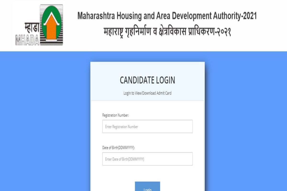 MHADA Admit Card 2021 Released on mhada.gov.in, Direct Link to Download