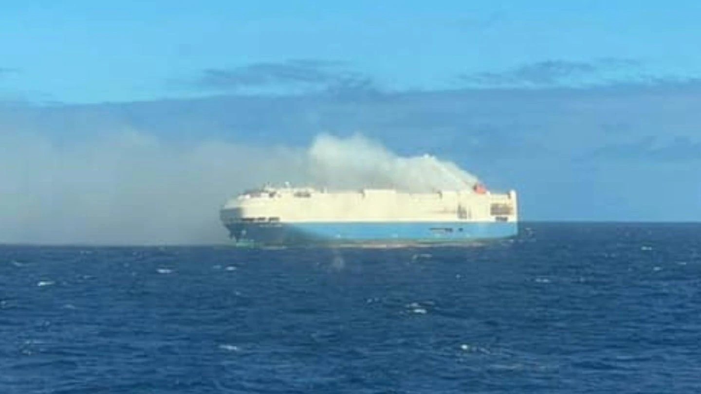 Ship Carrying 1,100 Porsches, Bentley And Other Luxury Cars Is Burning