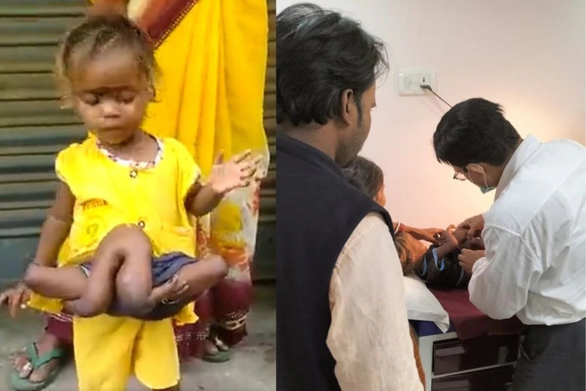 Video Shows Little Girl From Bihar Born With 4 Arms and Legs, Sonu Sood