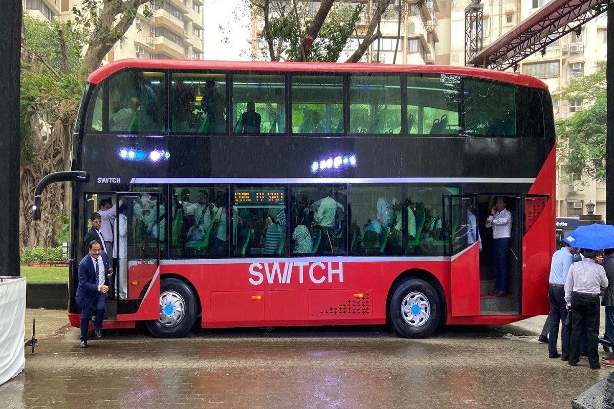 India’s First Electric DoubleDecker Bus Launched In Mumbai Watch Video