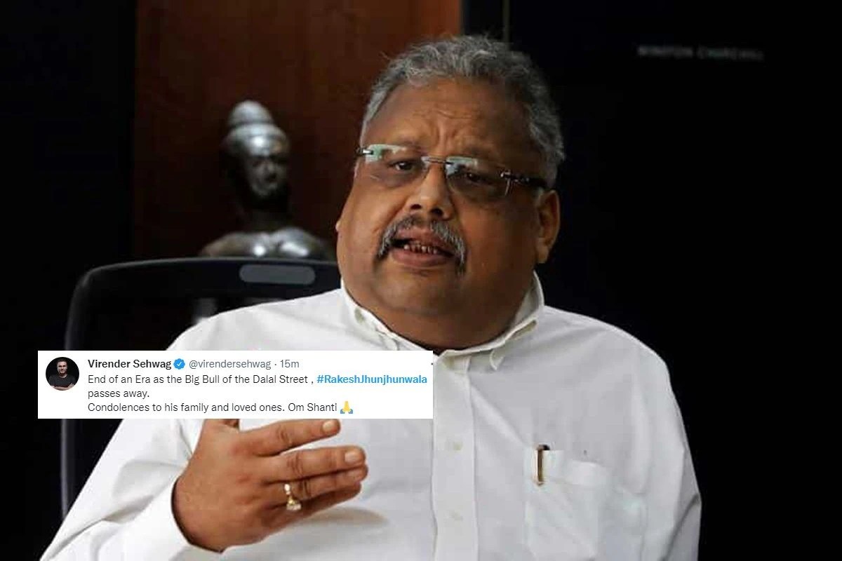 Rakesh Jhunjhunwala, Ace Investor Passes Away; Virender Sehwag Mourns