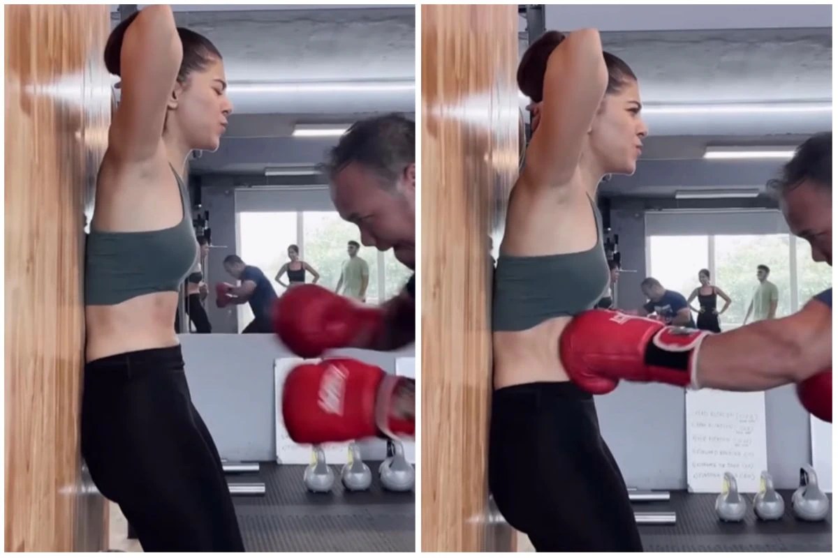 No Pain No Gain! Alaya F Gets Punched In The Stomach During Tough Gym Training Session, Video