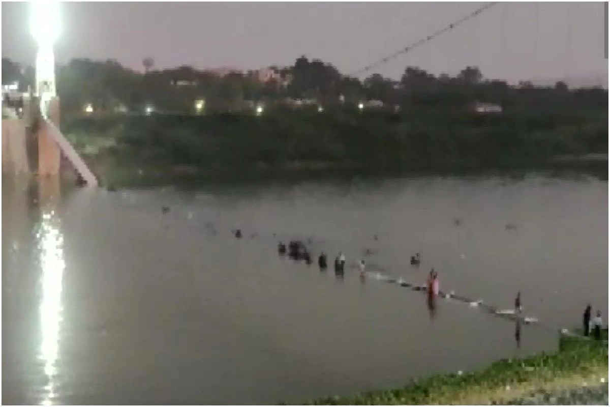 BREAKING Cable Bridge Collapses In Gujarat Several Feared Injured