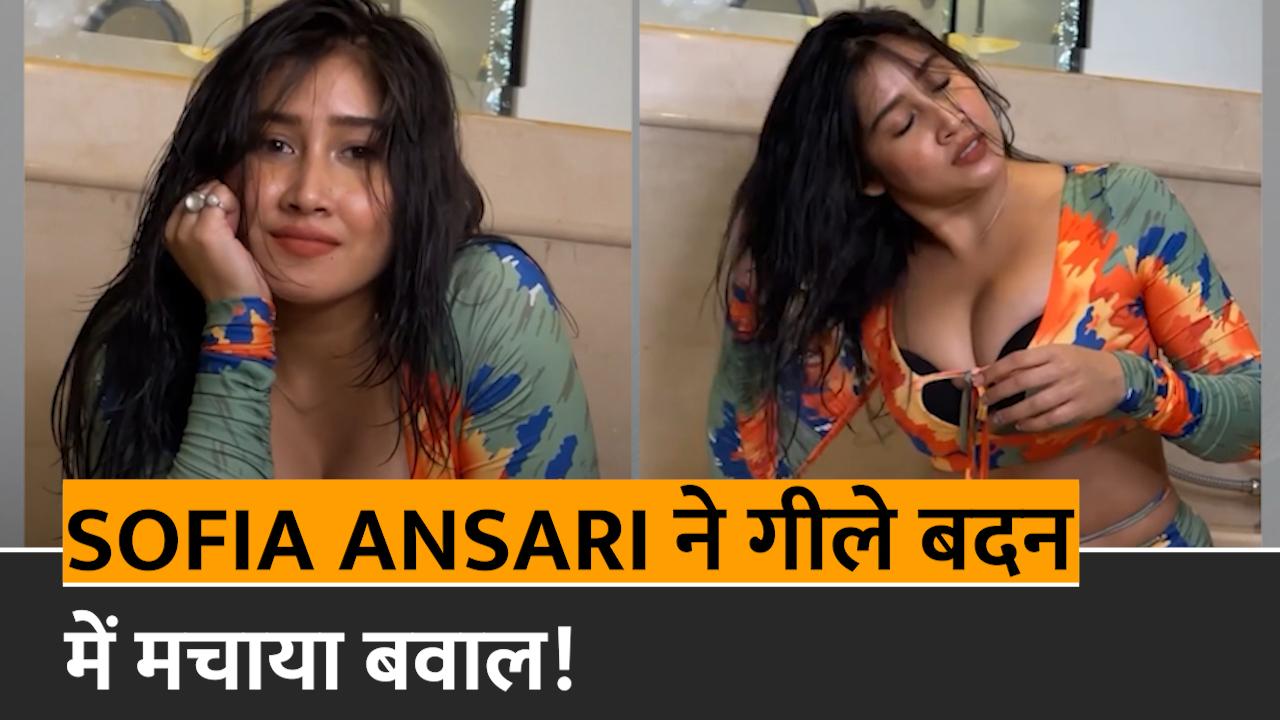 Sofia Ansari Viral Video: Sofia Ansari के गीले बाल और भोली सी सूरत देख डोला दिवानों का दिल