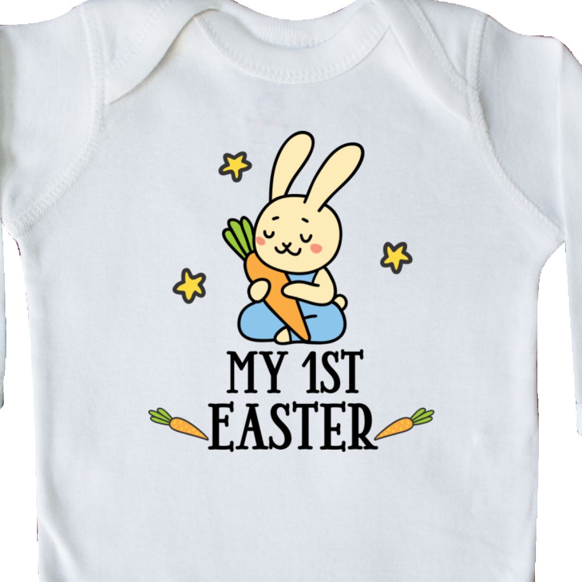 Inktastic My 1st Easter Boy Bunny Rabbit Baby TShirt Babys First Boys Childs