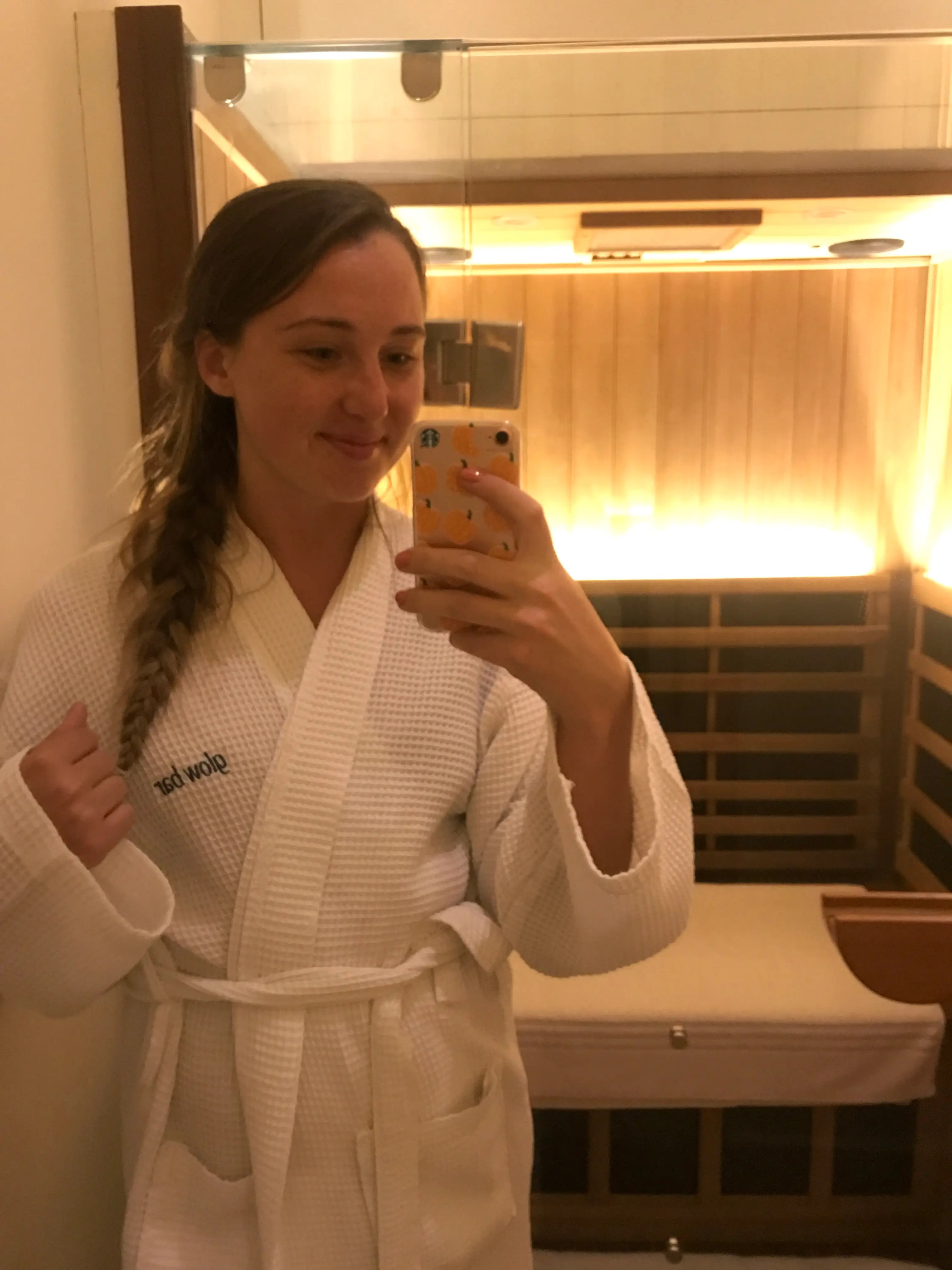 I tried an infrared sauna that supposedly makes you burn 600 calories