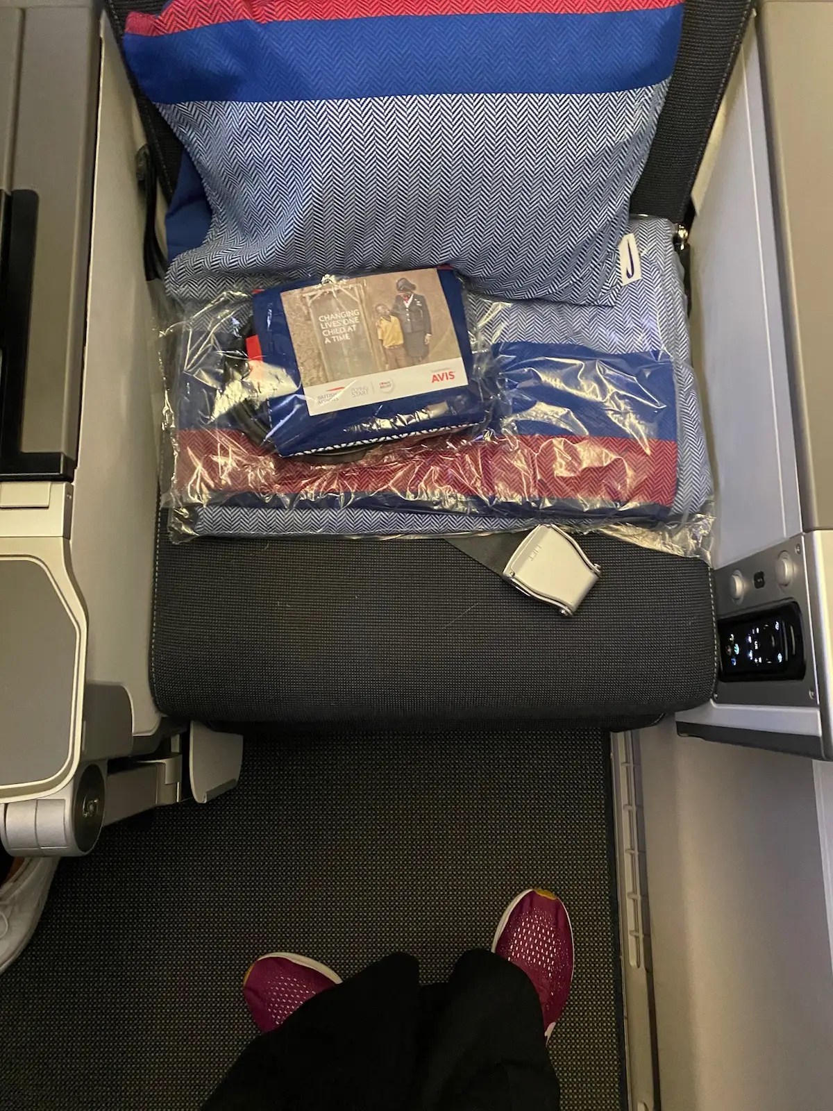 I compared economy and premium economy on British Airways one week