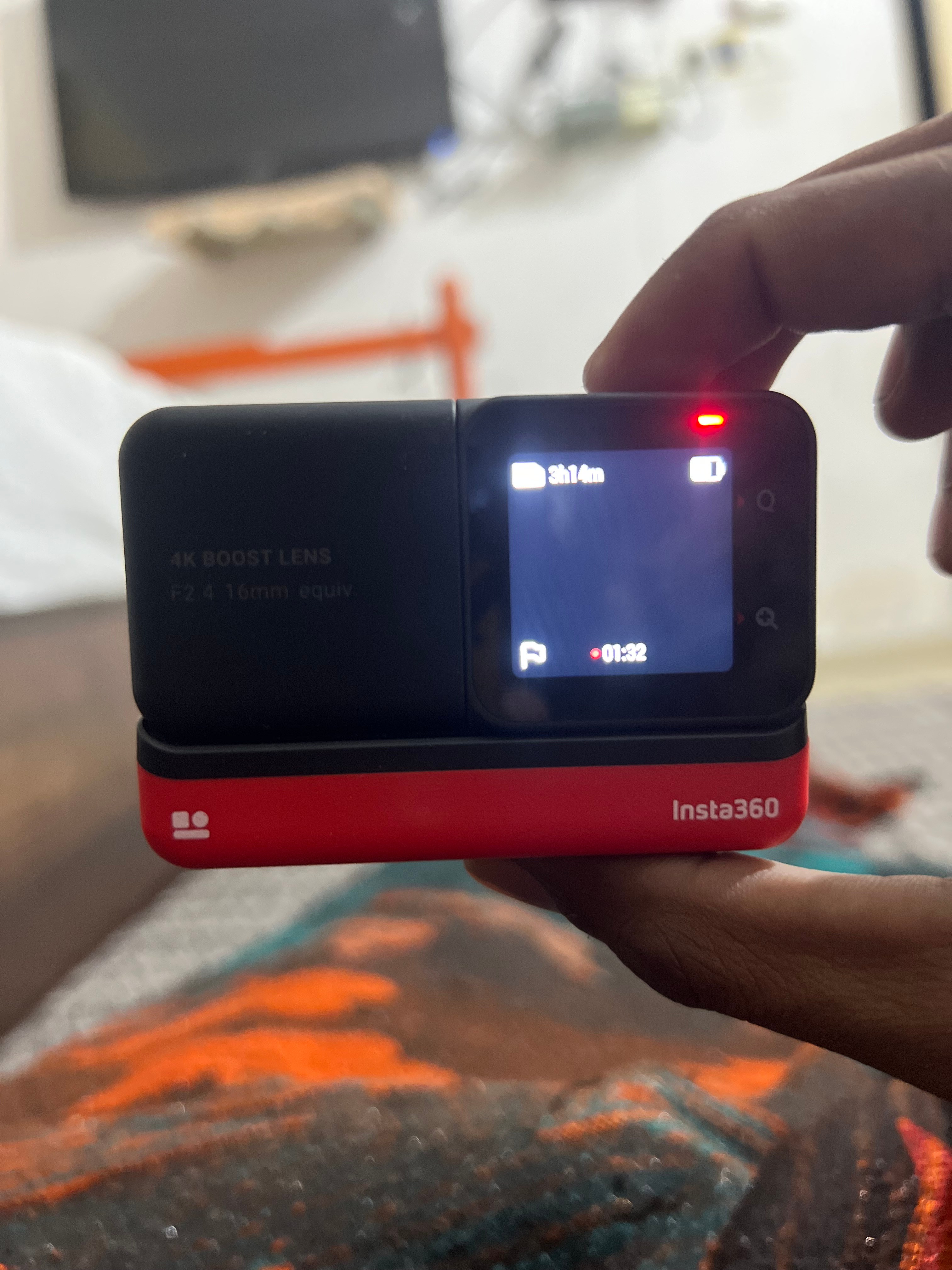 , freezing problem recording out on but freezing problem Insta360